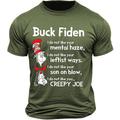 Buck Fiden Herren-T-Shirt aus Baumwolle mit Grafik, klassisches Sporthemd, kurze Ärmel, bequemes T-Shirt, Sport, Outdoor, Urlaub, Sommer, Mode, Designer-Kleidung