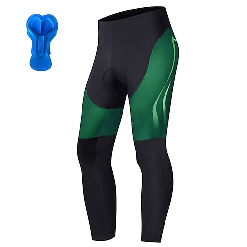 Herren Grafik Fahrradhose Fahhrad Unterteile Mountainbike MTB Straßenradsport Sport 3D-Polster Radfahren Schnelltrocknend Feuchtigkeitsableitend Schwarz Gelb Spandex Bekleidung Fahrradbekleidung Image