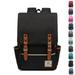 Vintage Laptop Backpack for Women Men Travel Backpacks Fashion Backpack Fits 15.6Inch Notebook (Black)