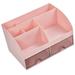 Drawer Storage Cabinet Office Supplies Pen Container Desks Plastic Bins for Small Hamster Organizer Makeup Case Child