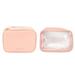2pcs Makeup Storage Bag Large Capacity Waterproof Cosmetic Travel Pouch Set Transparent Pink