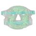 Hot Cold Facial Eye Pack Healthy Reusable Relieve Fatigue Gel Beads Cooling Face Mask for Face Head Neck Shoulders Green