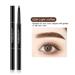 Yubatuo Waterproof Eyebrow Pencil Non-smudge Eyebrow Pen-cil Eye Brow Pencils for Women Makeup Long Lasting Eyebrow Pencil for Filling And Outlining Eyebrow Natural Stereo Brow Pencil