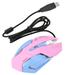 3200DPI High Sensitivity Pink Gaming Mouse Comfortable Grasping Wired Gaming Mouse