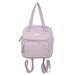 Female Student Schoolbag Solid Color Waterproof Nylon Shoulder Bag Multi-Pocket Crossbody Bag High-capacity Laptop Bags Backpack