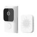 Summer Savings! Outoloxit Smart Doorbell Smart Wireless Remote Video Doorbell Intelligent Visual Doorbell Home HD Night Vision Wifi Security Door Doorbell White