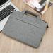 kosheko Shoulder Strap Laptop Bag Men s and Women s Portable Shoulder Bag Inner Sleeve Bag 15.6 Inch Fashion Tablet Bag Gray Gray