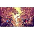 Card Rubber Mat Duel Mat Gaming Competition Pad Mat Card Binder Deck 23.6x13.7in (Painting 1) - High Quality Gaming Mat for Cards Keyboard Mouse & Work - Non-Slip Rubber Base - 13.7x23.5in - Thick &