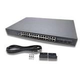 24-Port Gigabit Layer 2 Managed PoE+ (IEEE 802.3at) Switch