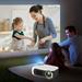 Usmixi Home portable multifunctional LED mini projector supports 1080P high-definition decoding projector Supports U-Disk/Trans-flash Card /HDMI and AV Cable etc. up to 50% Off