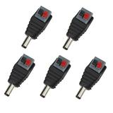 5.5x2.1mm DC Male Female Wire Connector No Screws DC Power Plug Adapter