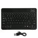 Wireless Bluetooth Keyboard 10in with RGB Backlight Square Keycap for Phone TabletBlack Spanish