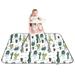 High chair pad/artifact waterproof and non-slip splash pad floor protector washable high chair floor pad