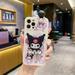 Suitable for IPhone 15 Promax Anime Kawaii Phone Case IPhone 14 Cute Sanrio Kuromi 13 12 Silicone Protective Case