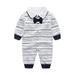Shiningupup Baby Boys Bow Long Sleeve Outsie Bodysuit Banquet Wedding Jumpsuit Clothes Baby Boy 6 9 Months Baby Boy Outfits 6 9 Months Baby Boy Rompers 12 18 Months Dressy