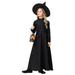 eczipvz Baby Girl Clothes Witch Girls Long Sleeve Solid Lace Dress Dance Party Dresses Clothes Princess Style (Black 7-9 Years)