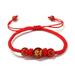 GHYJPAJK 1/210 Pcs 2024 Year Of The Dragon Red String Bracelets 2024 New Year of Dragons Bracelets Adjustable Red String Charm Bracelet Dragon Red Rope Bracelet New Year Jewelry C4S6