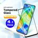 4Pcs 9D cover for Redmi Note 10 9 Pro Max 10S 9S 9T 8 8T 7 7S Tempered Glass redmi 10X Phone Screen Protector Protective Film Redmi note 10 5G 4 Pieces