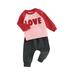 Canis Comfortable Baby Outfit: Plush Sweatshirt and Pants with Embroidered Letters