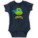 Teenage Mutant Ninja Turtle Leonardo Romper Boys or Girls Infant Baby Brisco Brands 6M