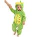 Toddler Infant Dinosaur Costume Flannel Hooded onesie Soft Animal Romper Outfits Gift