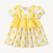 Girl s Dress Summer New Five Color Petal Print Small Flying Sleeves Fashion Dresses Elegant Cute Outwear