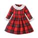 Toddler Baby Girl s Dailywear Spring Summer Print Casual Round Neck Fashion Long Sleeve Princess Dress Tank Dress Beach Dress Elegant Soft Outwear