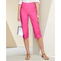 Blair Women's Slimtacular® Pull-On Capris - Pink - L - Misses