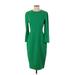 L.K. Bennett Casual Dress - Sheath: Green Dresses - Women's Size 6