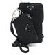 PRADA Neck Pouch 2TT091 Black Nylon Strap Coin Case Smartphone Men's