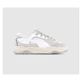 Puma Girl's-180 Trainers Grey White, 4