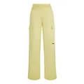 Hugo Boss, Trousers, female, Yellow, L, Wide Trousers