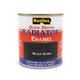 Rustins Quick Dry Radiator Enamel Black Gloss 250ml