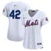 Women's Nike White New York Mets 2024 Jackie Robinson Day Home Limited Jersey