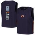 Damen Pro Standard Navy Chicago Bears Ombre Wordmark Classic Crop Tank Top