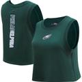 Damen Pro Standard Midnight Green Philadelphia Eagles Ombre Wordmark Classic Crop Tank Top