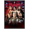 WWE RAW Weekly Programming Poster – gerahmt A3