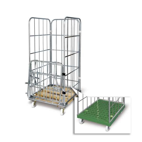 Rollbehälter mit 4 Gittern, NH 1650 mm Image