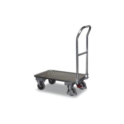 VARIOfit Schiebebügelwagen, Tragl. 150kg, Ladefl. LxB 900x600mm, Alu-Platte Image