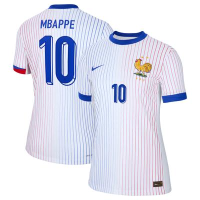 Frankreich Nike Dri-FIT ADV Match Auswärtstrikot 2024 - Damen mit Aufdruck Mbappe 10 Image