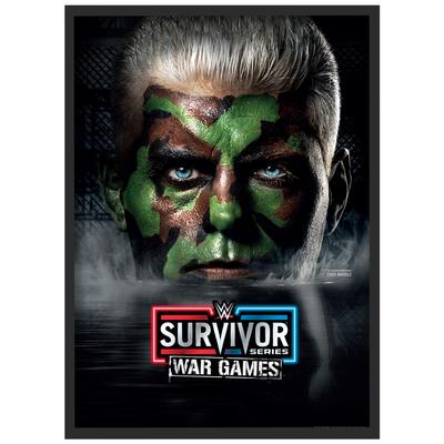 WWE Cody Rhodes Survivor War Games Poster – gerahmt A3 Image