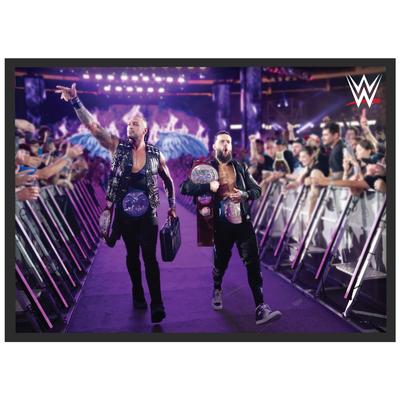 WWE Finn Balor und Damian Priest Tag Team Champions Poster – gerahmt A2 Image