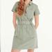 J. Crew Dresses | Jcrew Olive Green Utility Zip Up Chino Dress | Color: Green | Size: 6