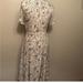 Free People Dresses | Free People Mystical Mindset Floral Midi Dress Size 4 | Color: Cream/Purple | Size: 4