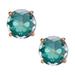 Kate Spade Jewelry | Kate Spade Emerald Green Bright Ideas Boxed Round Stud Gold Earrings | Color: Gold/Green | Size: Os
