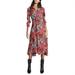 Free People Dresses | Free People Long Flowy Maxi Shirt Dress | Color: Black/Red | Size: S