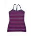 Lululemon Tops | Lululemon Women's Striped Magenta Racerback Tank Built-In Bra Top Size 6 | Color: Blue/Purple | Size: 6