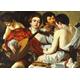 Caravaggio: The Musicians. Fine Art Print/Poster. (002087)