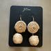 J. Crew Jewelry | J. Crew Burlap Jute Twine Earrings Nwt | Color: Gold/Tan | Size: 2” From Top Of Burlap Fabric