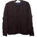 J. Crew Sweaters | J Crew Sweater Mens Large Cableknit Brown 100% Wool Fisherman Pullover | Color: Brown | Size: L